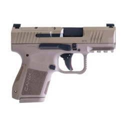 Canik Mete MC9 Handgun 9mm Luger 12 and 15rd Magazines (2) 3.18" Barrel FDE