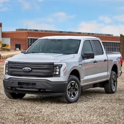 Ford F-150 Lightning (2022-Present) Lensun 115W Hood Flexible Solar Panel Complete Kit