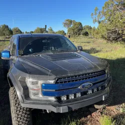 Ford F-150 Raptor (2017-2020) Lensun 70W Hood/Bonnet Solar Panel Complete Kit