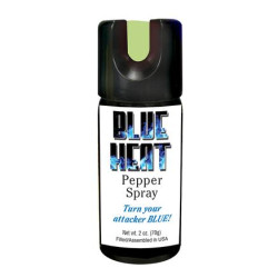 Personal Security Products Eliminator Blue Heat Pepper Spray 2 oz with Blue Dye
